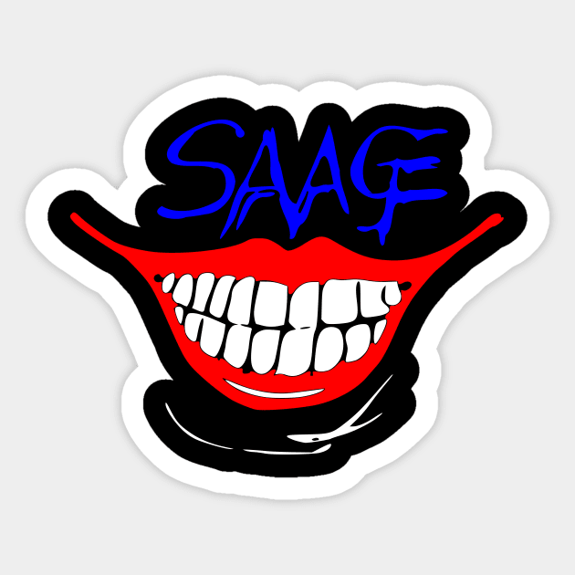 savage Sticker by Oluwa290